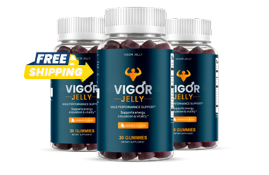 Three-bottle Vigor Jelly package illustration
